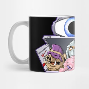 TMNT Ninja Turtles foot clan 80's Mug